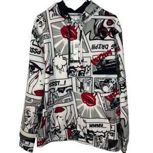 Drill Clothing Fresh Prints of Bel Air Comic Hooded Sweatshirt NWT Size XL